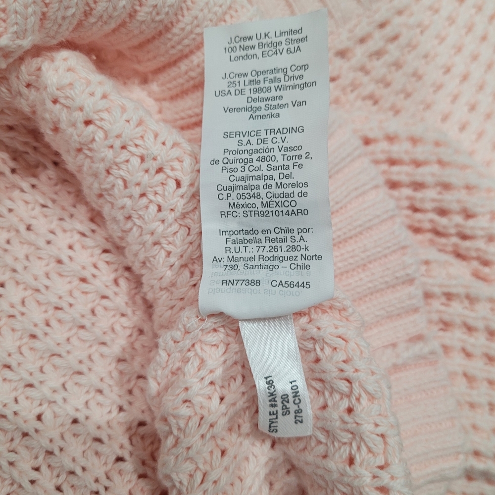J. Crew Pink V-Neck Sweater - Picture 7 of 7